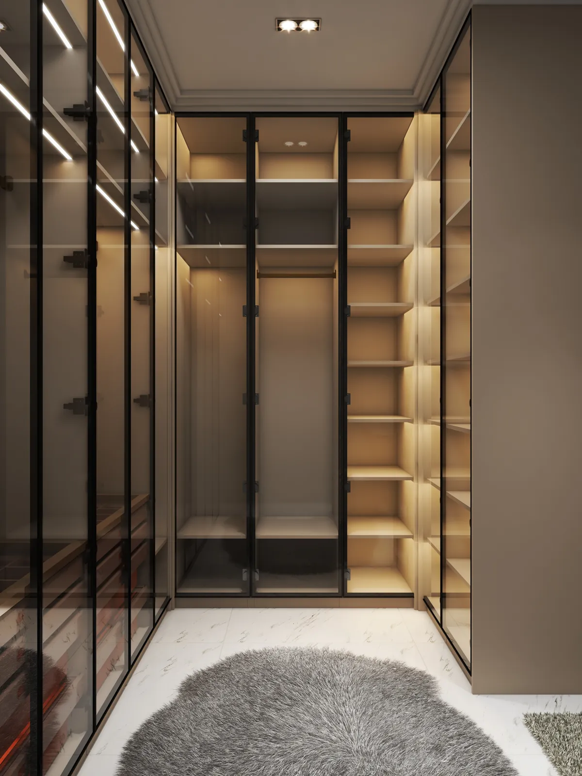 Custom walk-in wardrobe, Valencia Residence